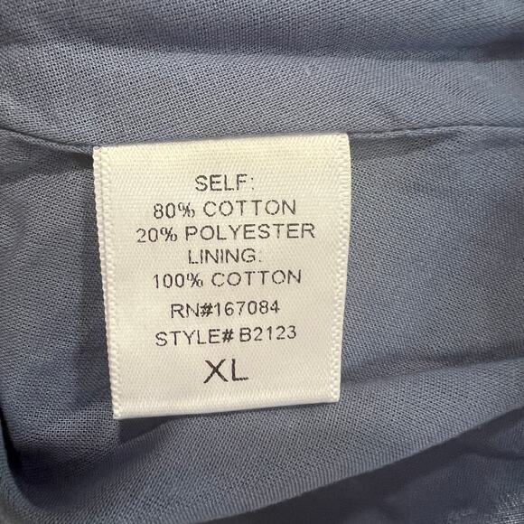 New NWT Tuckernuck Chambray Embroidered Crawford Mini Dress Size XL - Picture 8 of 11